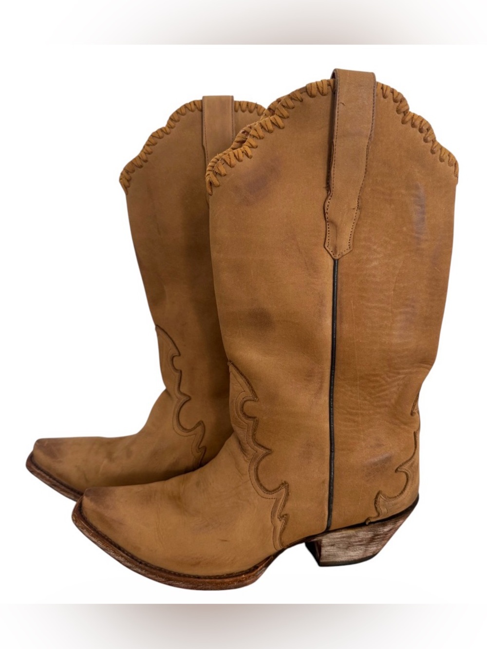 Dan Post Denise Western Cowboy Boots Camel Size 7.5